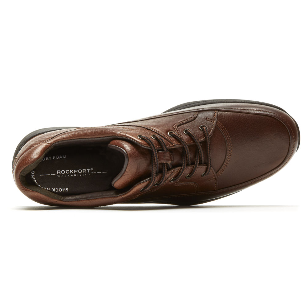 Rockport Mens Lace Up Brown - Edge Hill 2 Lace-to-Toe - UK 189-WIDHZB